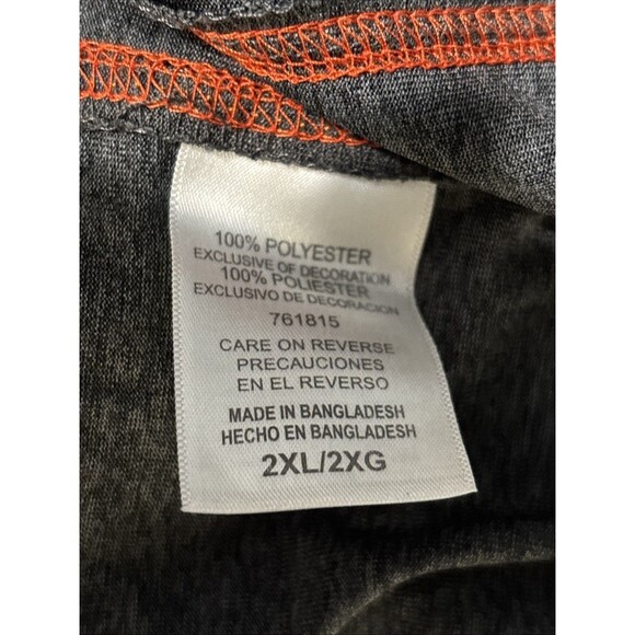 Knights Apparel Syracuse Long Sleeve Performance Shirt Grey Orange Men's 2XL XXL - Picture 13 of 14